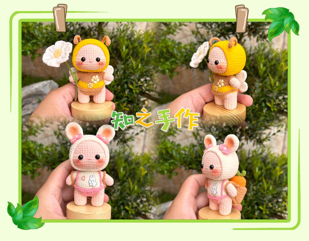 The crochet pattern for Cute Zai Zai 1  is included in the PDF file by zhizhishouzuo