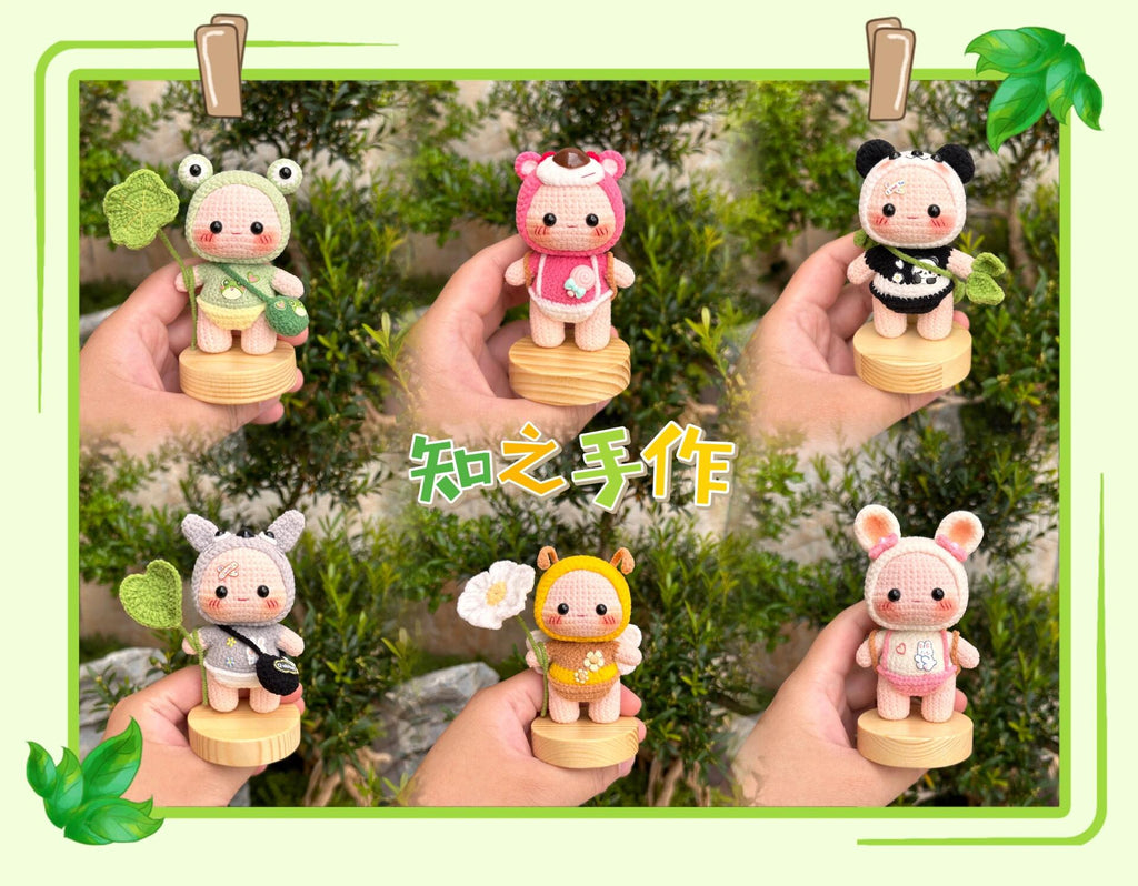 The crochet pattern for Cute Zai Zai 1  is included in the PDF file by zhizhishouzuo