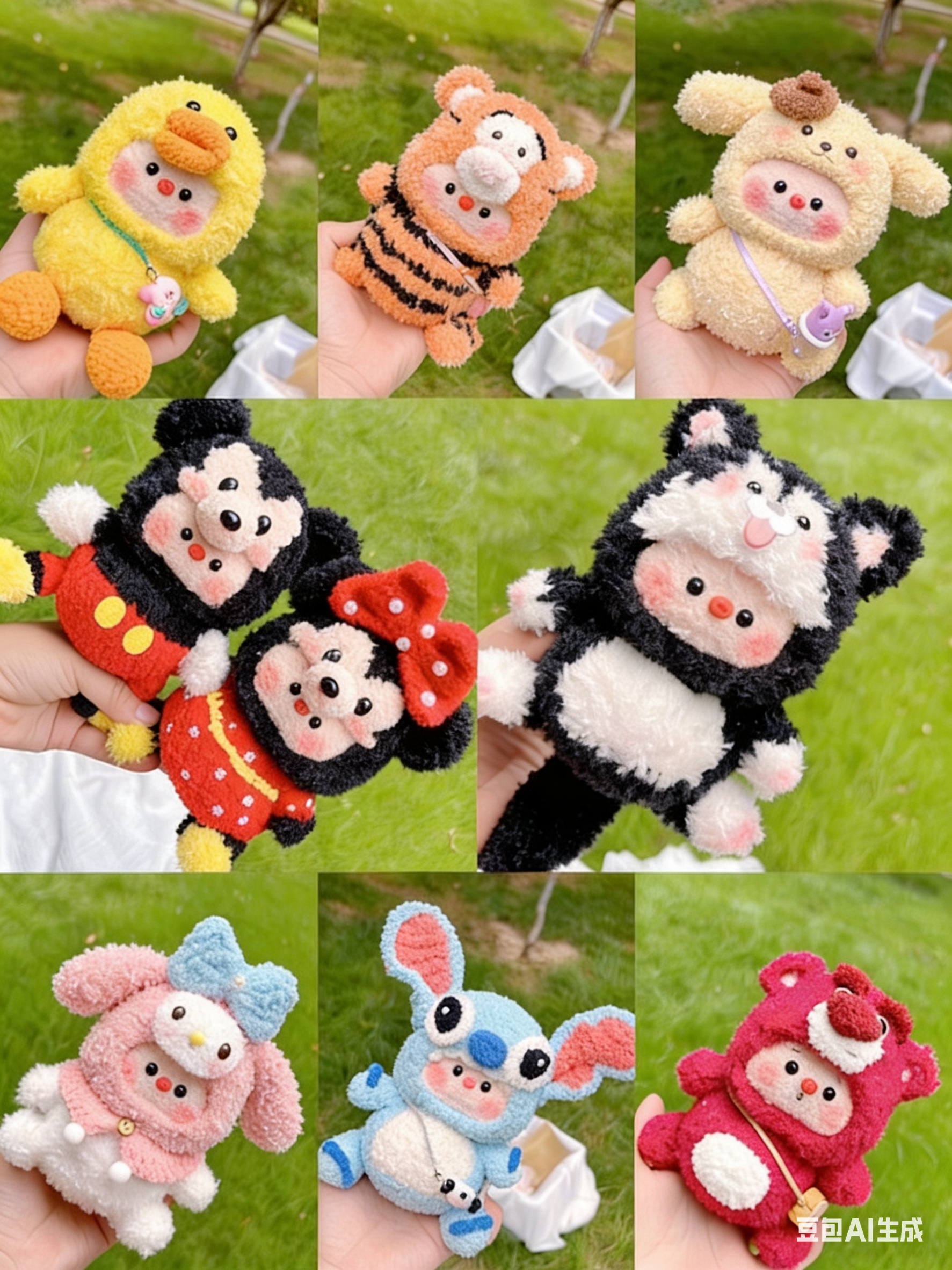 The crochet pattern for zhuyiwo2 is included in the PDF file by baozangpipi