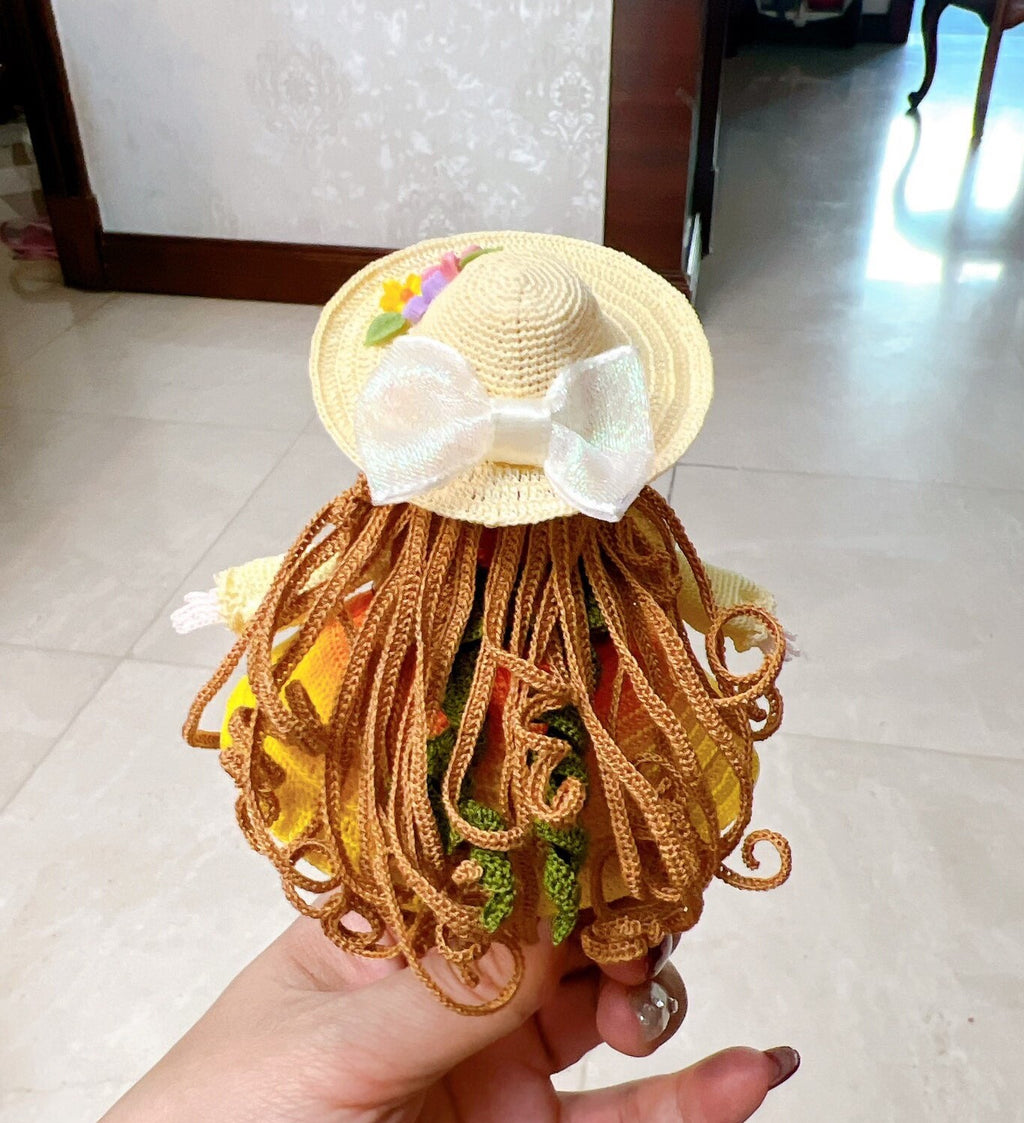 Only one in stock Exquisite micro-crochet piece for lovely ladies by laohupaxiaoyu