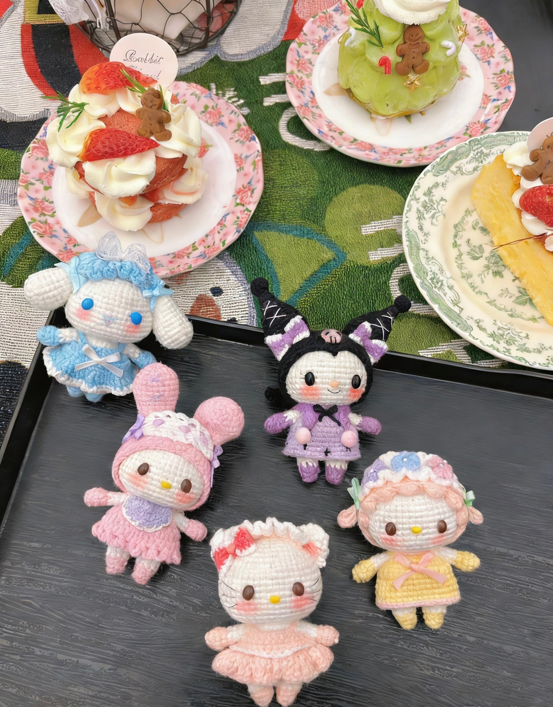 The crochet pattern for  devil kitty is included in the PDF file designed by xiangcaibuxiang