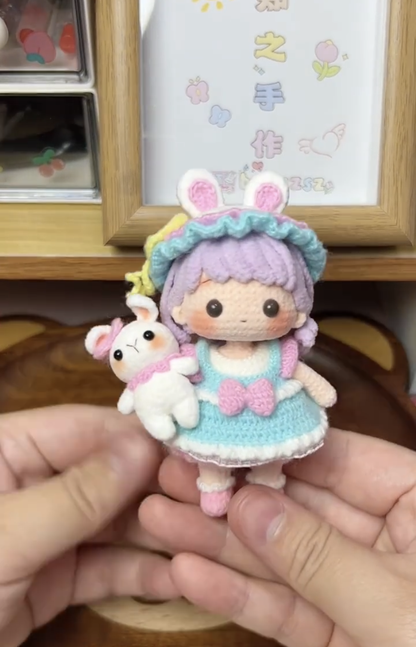 pre-order handmade  crochet profiterole doll zhizhishouzuo