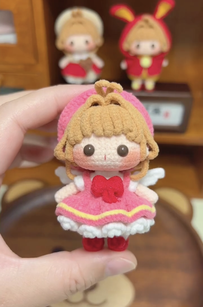 pre-order handmade  crochet Sakura doll zhizhishouzuo