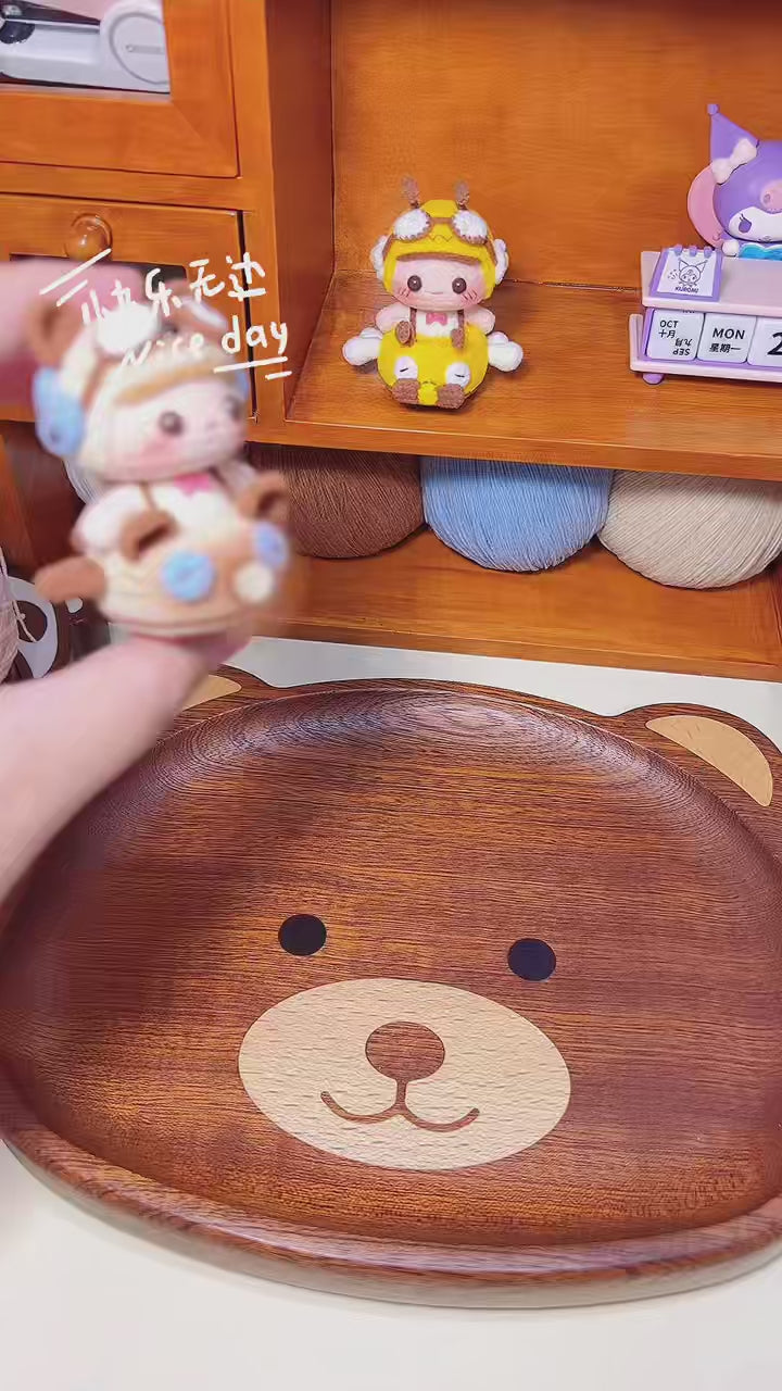 pre-order handmade  crochet Baby's Flight Diary doll zhizhishouzuo