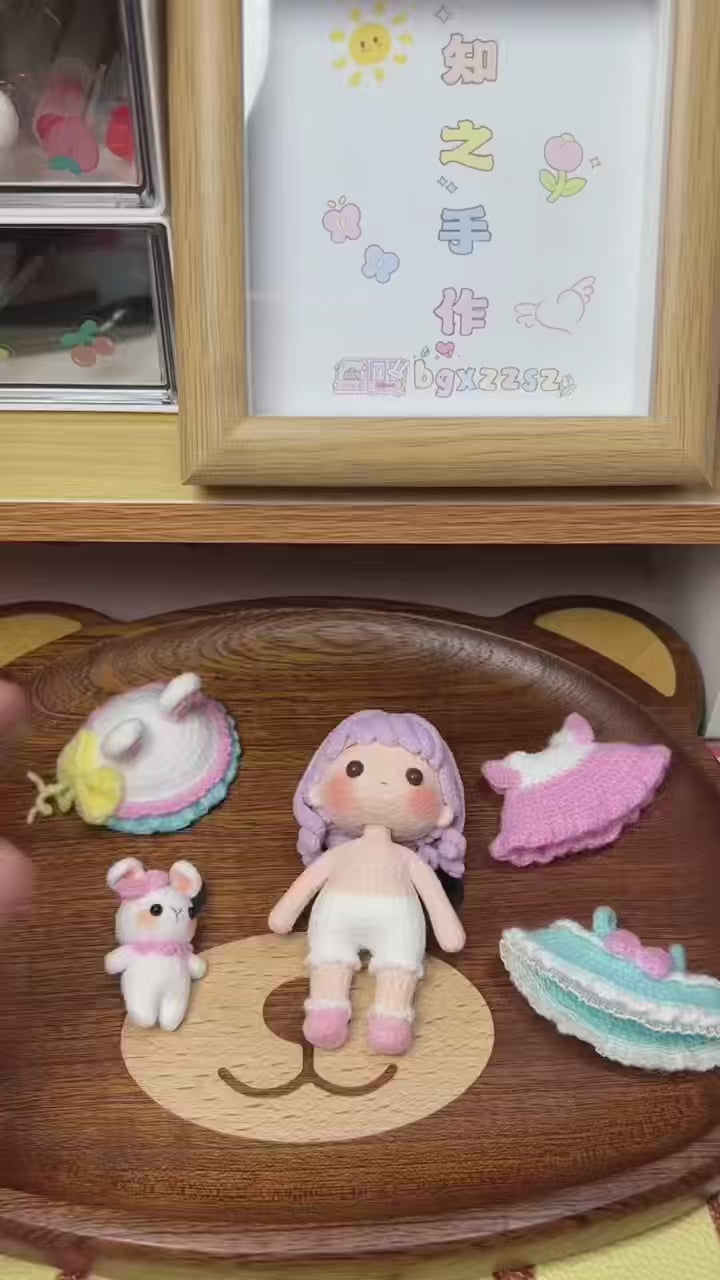 pre-order handmade  crochet profiterole doll zhizhishouzuo